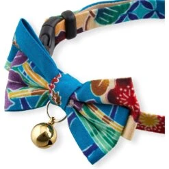 Necoichi Yukata Bow Tie Breakaway Cat Collar -Pawfect Care 335345 PT1. AC SS1800 V1644906405
