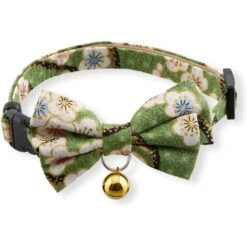 Necoichi Hanami Bow Tie Breakaway Cat Collar