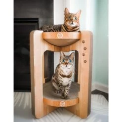 Necoichi Cozy Cat Scratcher Tower Toy -Pawfect Care 336322 PT6. AC SS1800 V1674730088