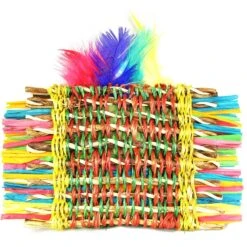 Planet Pleasures Scratch Pillow With Catnip & Feathers Cat Toy