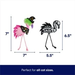 Frisco Halloween Flamingo Plush Cat Toy With Catnip -Pawfect Care 344051 PT1. AC SS1800 V1689877997