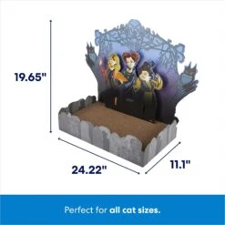 Disney Halloween Hocus Pocus Graveyard Step-In Cat Scratcher Toy -Pawfect Care 344493 PT1. AC SS1800 V1689876561