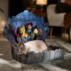 Disney Halloween Hocus Pocus Graveyard Step-In Cat Scratcher Toy -Pawfect Care 344493 PT4. AC SS1800 V1689878085