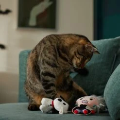 Disney Halloween Villains Cruella De Vil & Dalmatian Plush Cat Toy With Catnip, 2 Count -Pawfect Care 344515 PT3. AC SS1800 V1657657087