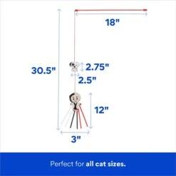 Disney Villains Cruella De Vil & Dalmatian Teaser Wand Cat Toy With Catnip -Pawfect Care 344517 PT1. AC SS1800 V1698957009