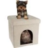 Pet Adobe Ottoman Dog & Cat House -Pawfect Care 345041 MAIN. AC SS1800 V1637280422
