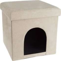 Pet Adobe Ottoman Dog & Cat House -Pawfect Care 345041 PT4. AC SS1800 V1637284639