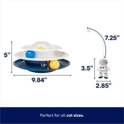 Frisco Astronaut In Space Wobble & Spin Cat Tracks Cat Toy With Catnip -Pawfect Care 345928 PT1. AC SS1800 V1667227694