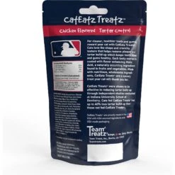 Team Treatz CatEatz Treatz MLB Yankees Chicken Flavor Tartar Control Dental Cat Treats -Pawfect Care 346048 PT1. AC SS1800 V1638032194