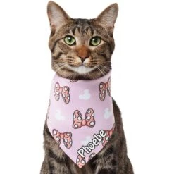 Disney Minnie Mouse Bows Personalized Dog & Cat Bandana 12 Disney Minnie Mouse Bows Personalized Dog & Cat Bandana -Pawfect Care 346378 PT2. AC SS1800 V1671228160
