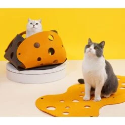 ZEZE "The Cheese" Adjustable Tunnel Cat Toy -Pawfect Care 347443 PT2. AC SS1800 V1657657091