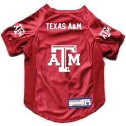 Littlearth NCAA Stretch Dog & Cat Jersey, Texas A & M University