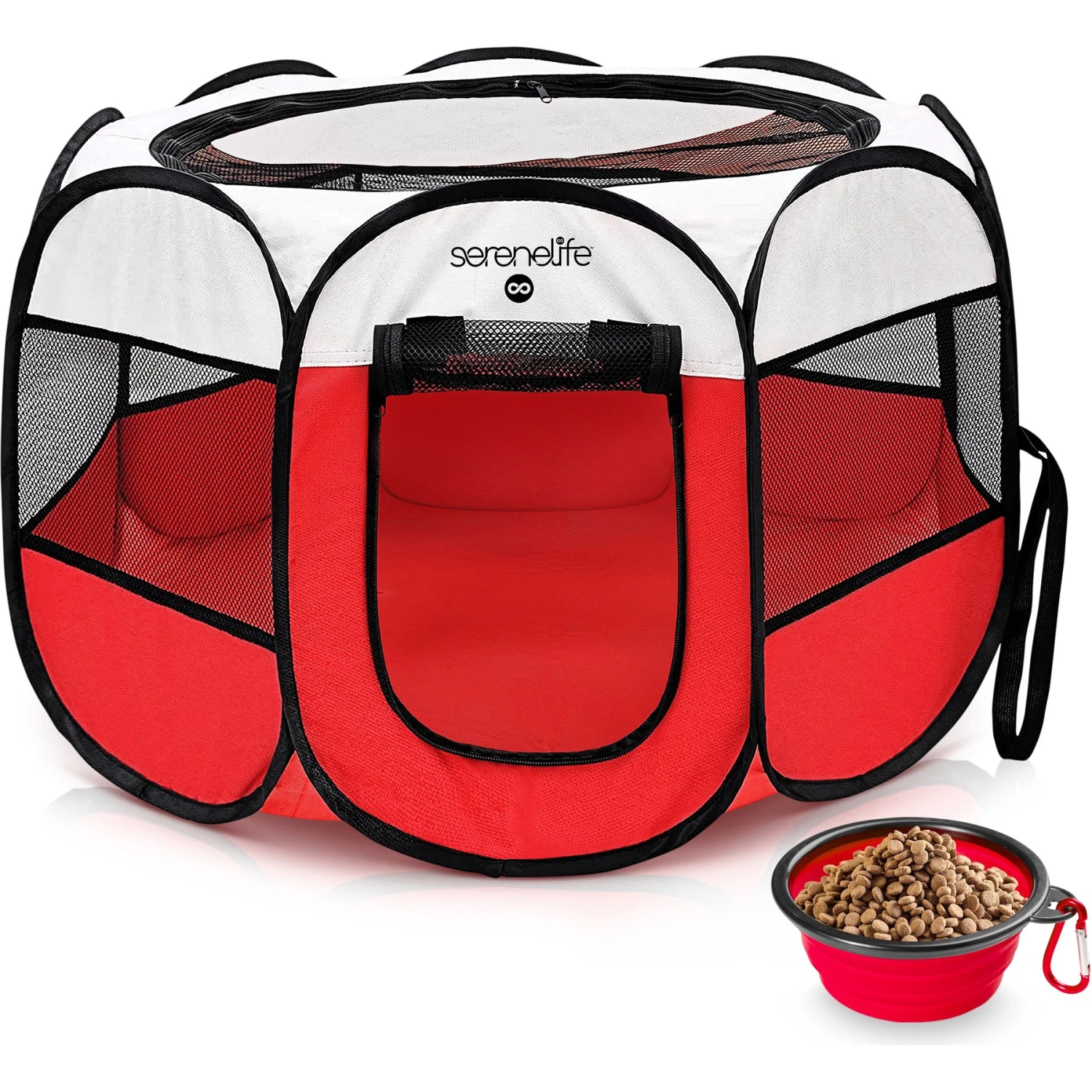SereneLife Portable Foldable Dog & Cat Tent 3 SereneLife Portable Foldable Dog & Cat Tent