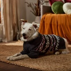 Frisco Gray Chevron Print Dog & Cat Sweater -Pawfect Care 353555 PT7. AC SS1800 V1660749506
