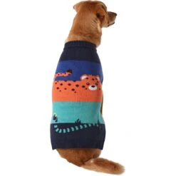 Frisco Anaconda Cheetah Colorblock Dog & Cat Sweater -Pawfect Care 353596 PT2. AC SS1800 V1659006992