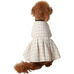 Frisco Tweed Weave Ruffle Skirt Dog & Cat Dress -Pawfect Care 353649 PT2. AC SS1800 V1659008241