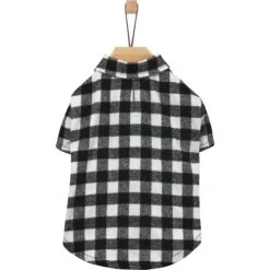 Frisco Black Plaid Dog & Cat Shirt -Pawfect Care 353682 PT3. AC SS1800 V1659726422