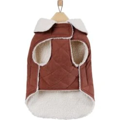 Frisco Mid-Heavyweight Fleece Lined Quilted Dog & Cat Coat -Pawfect Care 353877 PT5. AC SS1800 V1659726711