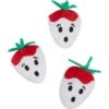 Frisco Halloween Ghost Strawberries Plush Cat Toy With Catnip, 3 Count -Pawfect Care 354127 MAIN. AC SS1800 V1657657123