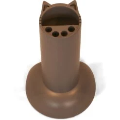 Feline Ruff Cat Teaser Wand Holder Storage Organizer, Gray