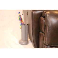 Feline Ruff Cat Teaser Wand Holder Storage Organizer, Gray -Pawfect Care 354378 PT6. AC SS1800 V1641513719