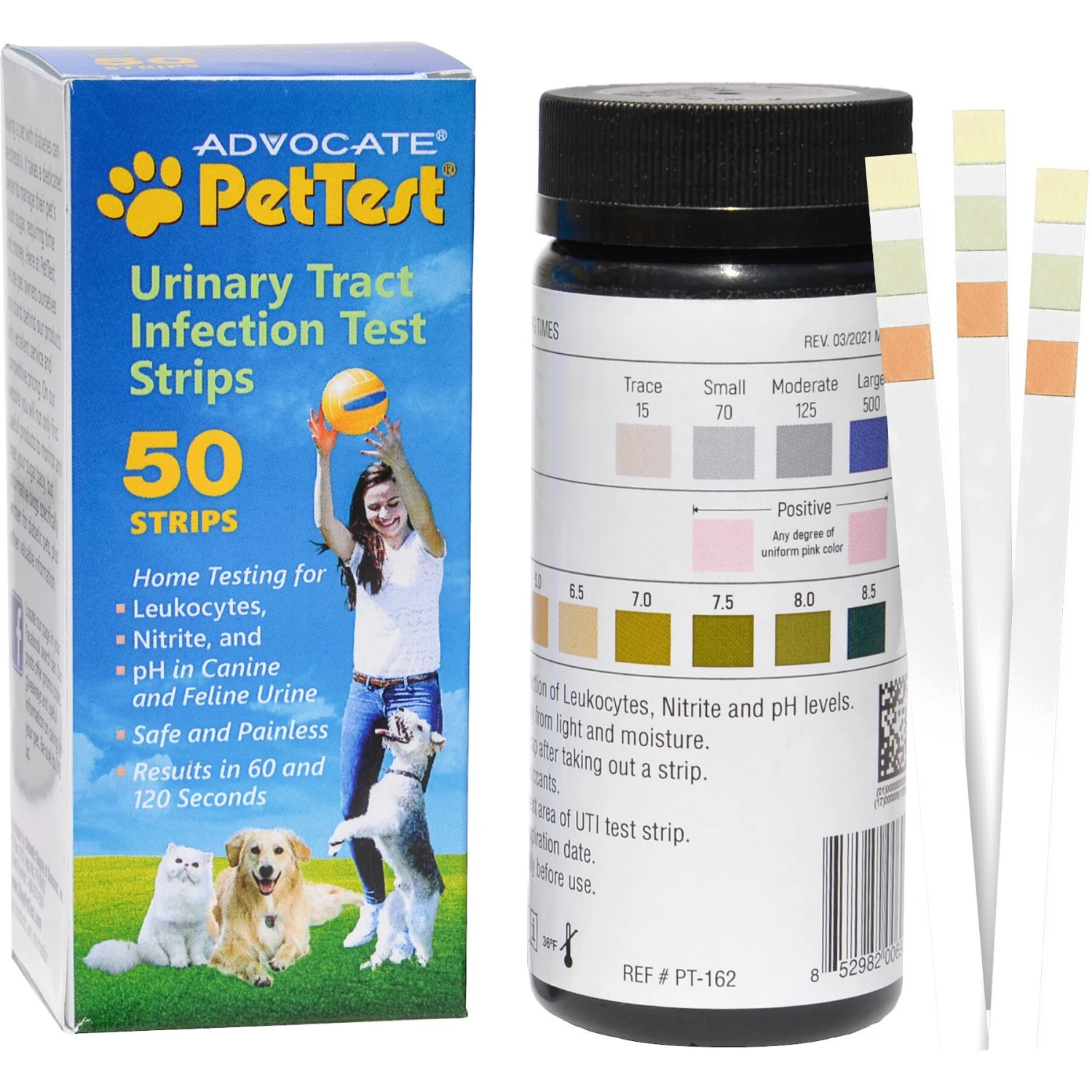 PetTest Urinary Tract Infection Dog & Cat Test Strips, 50 Count 3 PetTest Urinary Tract Infection Dog & Cat Test Strips, 50 Count