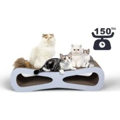 Coziwow By Jaxpety Lounge Cardboard Scratcher Cat Toy With Catnip -Pawfect Care 355880 PT2. AC SS1800 V1670426123