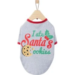 Frisco I Ate Santa's Cookies Dog & Cat T-Shirt -Pawfect Care 358293 PT4. AC SS1800 V1660764463