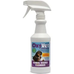 Alpha Tech Pet OXYVET Cat & Dog Wound Wash, 16-oz Bottle