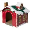 Frisco Holiday Santa's Workshop Cardboard Cat House -Pawfect Care 360881 MAIN. AC SS1800 V1694813158