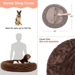 Best Friends By Sheri The Original Calming Donut Cat & Dog Bed Replacement Cover 9 Best Friends By Sheri The Original Calming Donut Cat & Dog Bed Replacement Cover -Pawfect Care 361025 PT2. AC SS1800 V1641944264