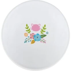 Frisco Cat Face Floral Wide Shape Elevated Non-Skid Ceramic Cat Bowl -Pawfect Care 363377 PT4. AC SS1800 V1657657267