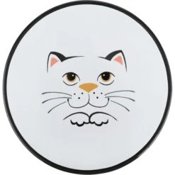 Frisco Cat Face Wide Shape Elevated Non-Skid Ceramic Cat Bowl -Pawfect Care 363381 PT4. AC SS1800 V1657657267