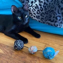 Meowijuana Get Rocked String Of Stones Plush Cat Toy With Catnip -Pawfect Care 363608 PT4. AC SS1800 V1643906483