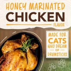 TropiClean Enticers Honey Marinated Chicken Flavor Cat Dental Gel, 2-oz Tube -Pawfect Care 365205 PT5. AC SS1800 V1698959031