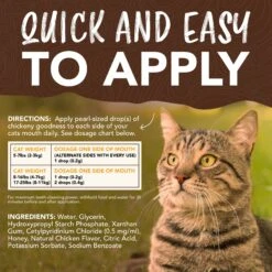 TropiClean Enticers Honey Marinated Chicken Flavor Cat Dental Gel, 2-oz Tube -Pawfect Care 365205 PT7. AC SS1800 V1698958968