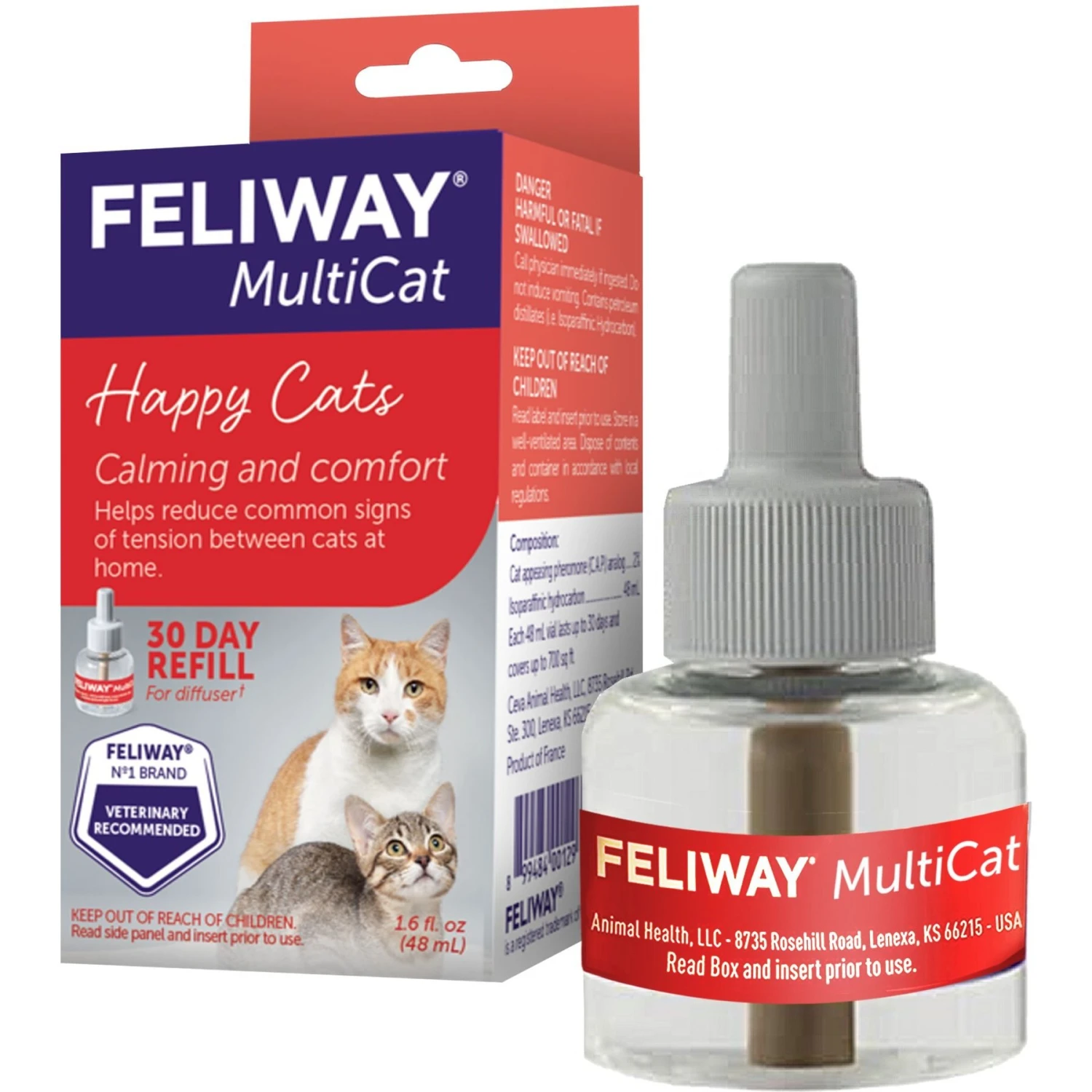 Feliway MultiCat Calming Diffuser Refill For Cats, 30 Day & Arm & Hammer Litter Clump & Seal Multi-Cat Scented Clumping Clay Cat Litter 4 Feliway MultiCat Calming Diffuser Refill For Cats, 30 Day & Arm & Hammer Litter Clump & Seal Multi-Cat Scented Clumping Clay Cat Litter - Image 2
