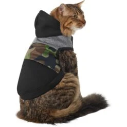 Frisco Army Camo Dog & Cat Hoodie -Pawfect Care 368774 PT2. AC SS1800 V1669102815