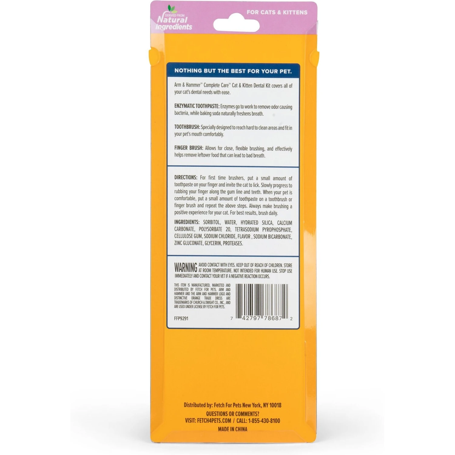 ARM & HAMMER PRODUCTS Complete Care Tuna Flavored Cat Dental Kit 5 ARM & HAMMER PRODUCTS Complete Care Tuna Flavored Cat Dental Kit - Image 3