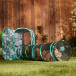 Frisco Mesh Outdoor Extra Tall Pop-up Cat Playpen & Tunnel -Pawfect Care 371206 PT6. AC SS1800 V1663094505