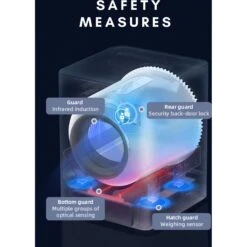 INSTACHEW PURRCLEAN Smart WiFi Enabled Covered Automatic Self-Cleaning Cat Litter Box, White -Pawfect Care 371228 PT6. AC SS1800 V1658683392