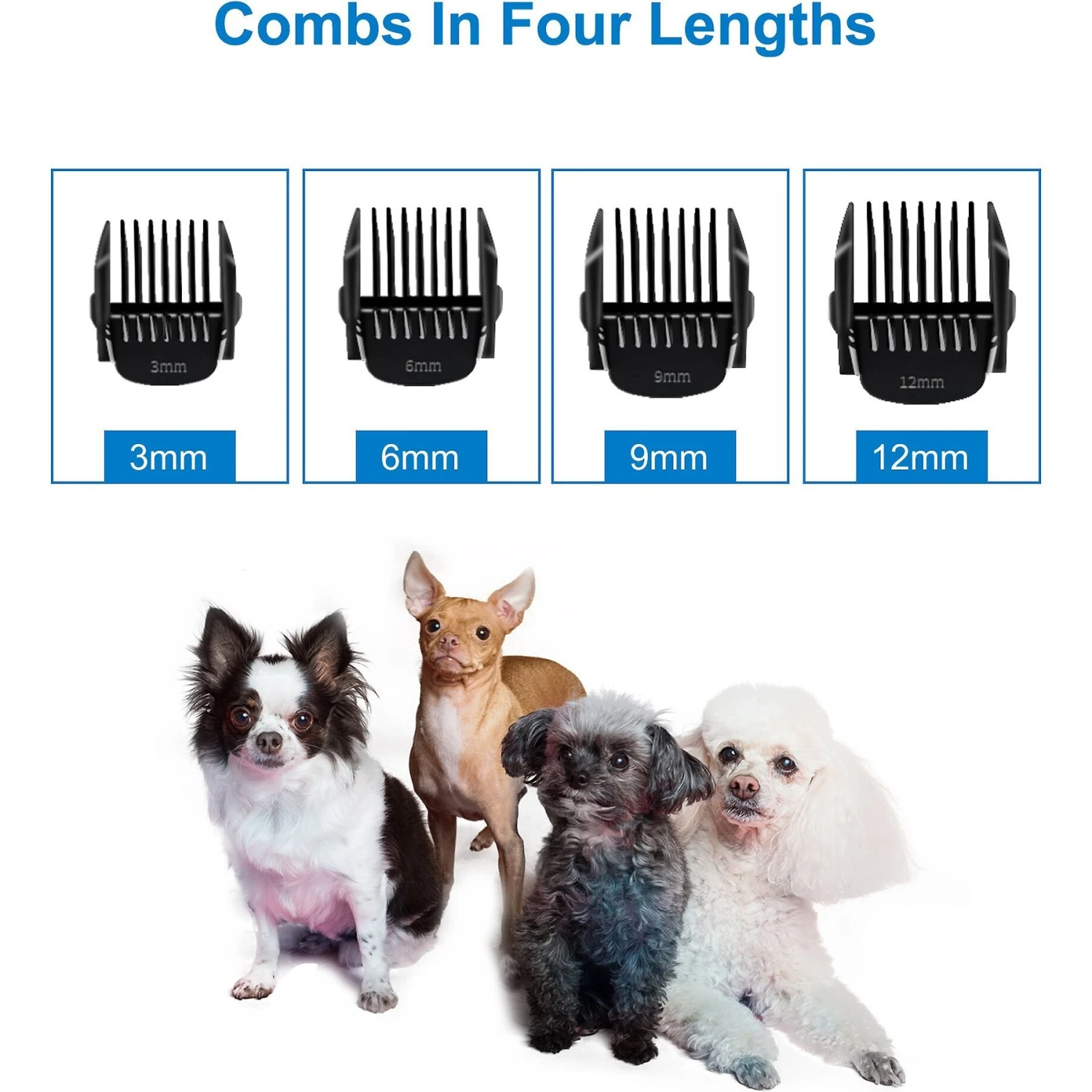 Casfuy Removable Blade Dog & Cat Hair Grooming Clippers 4 Casfuy Removable Blade Dog & Cat Hair Grooming Clippers - Image 2