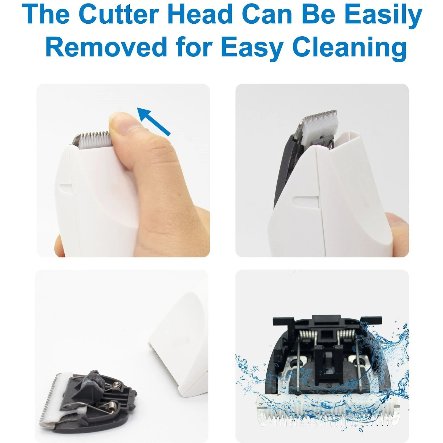 Casfuy Removable Blade Dog & Cat Hair Grooming Clippers 5 Casfuy Removable Blade Dog & Cat Hair Grooming Clippers - Image 3