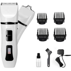 PATPET P920 Low Noise Cordless Paws, Eyes, Ears & Face Grooming Trimmer Dog & Cat Clipper With Double Blades