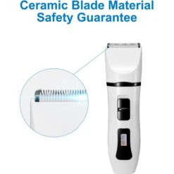 PATPET P920 Low Noise Cordless Paws, Eyes, Ears & Face Grooming Trimmer Dog & Cat Clipper With Double Blades -Pawfect Care 371995 PT3. AC SS1800 V1657657496