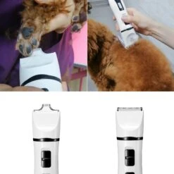 PATPET P920 Low Noise Cordless Paws, Eyes, Ears & Face Grooming Trimmer Dog & Cat Clipper With Double Blades -Pawfect Care 371995 PT5. AC SS1800 V1657657496