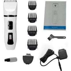 PATPET P920 Low Noise Cordless Paws, Eyes, Ears & Face Grooming Trimmer Dog & Cat Clipper With Double Blades -Pawfect Care 371995 PT7. AC SS1800 V1657657496