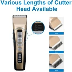 PATPET P930 Rechargeable Five-Level Speed Regulation Seat Pet Hair Grooming Clippers, Gold -Pawfect Care 372001 PT2. AC SS1800 V1657657541