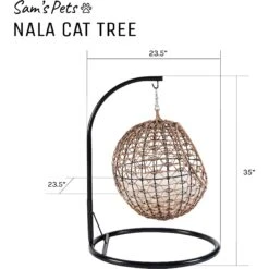 Sam's Pets Nala Hanging Egg Cat Condo -Pawfect Care 373517 PT8. AC SS1800 V1647637916