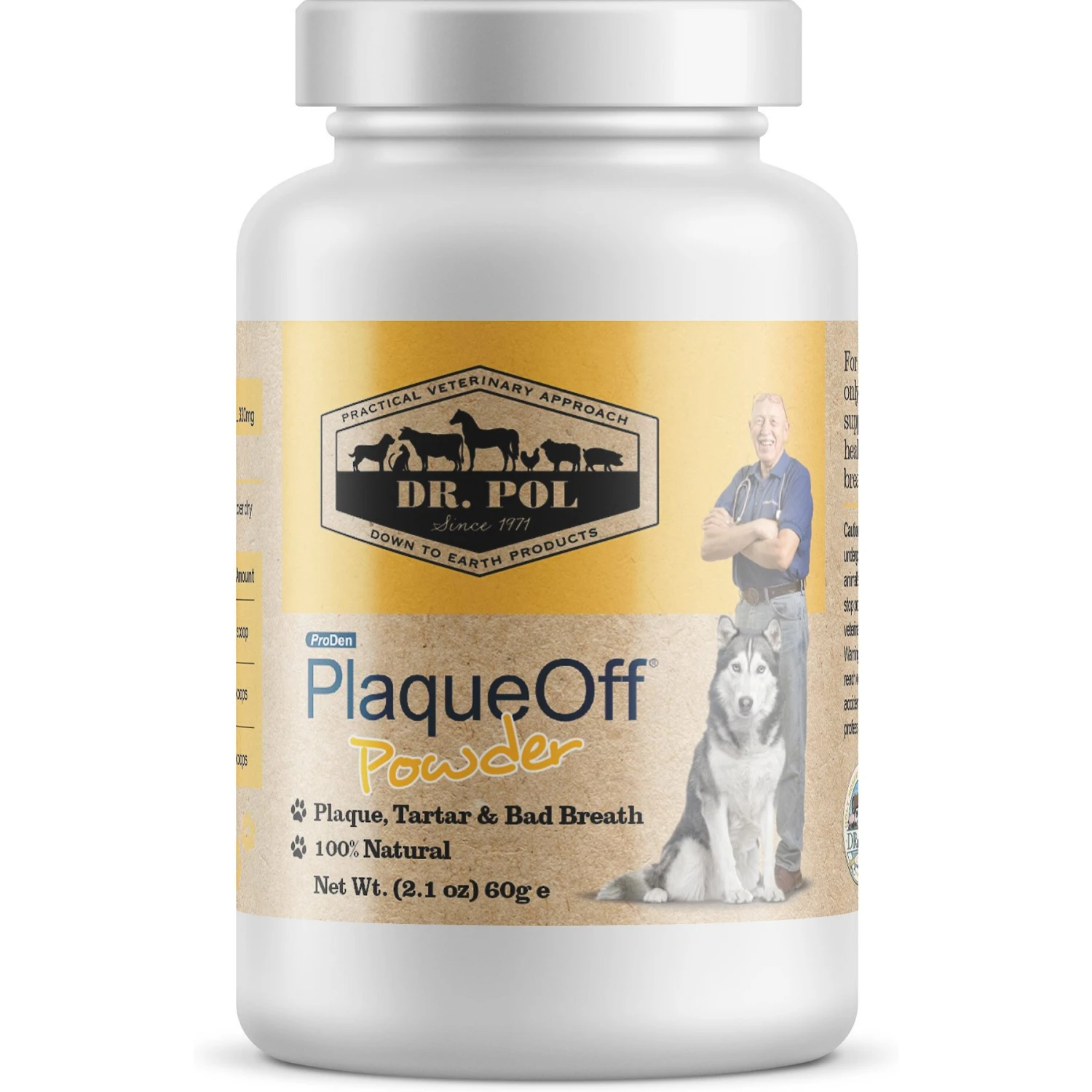 Dr. Pol ProDen PlaqueOff Powder Dog & Cat Dental Care, 60-g 3 Dr. Pol ProDen PlaqueOff Powder Dog & Cat Dental Care, 60-g